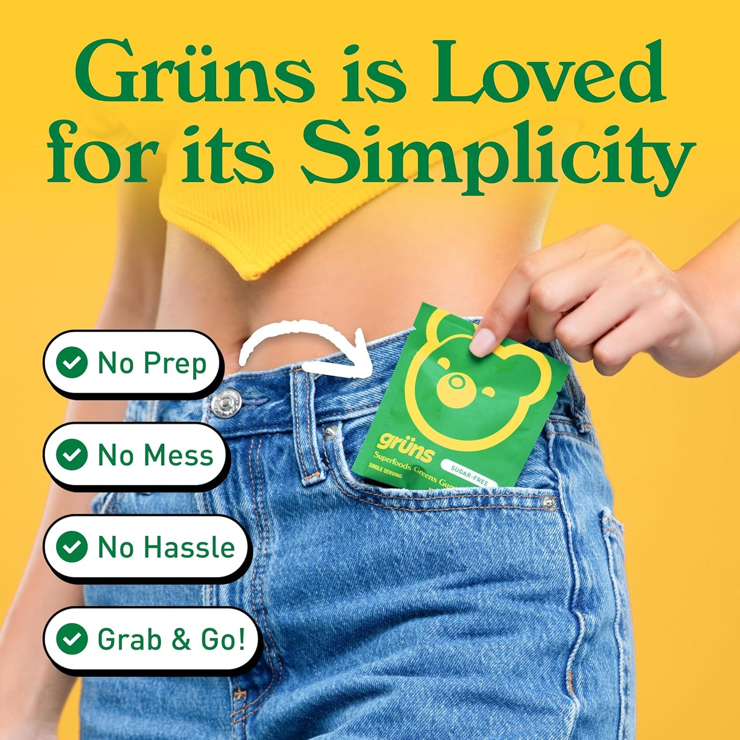 Grüns Adults Super Greens Gummies