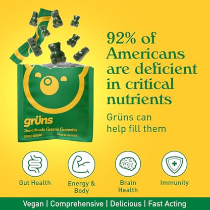 Grüns Adults Super Greens Gummies